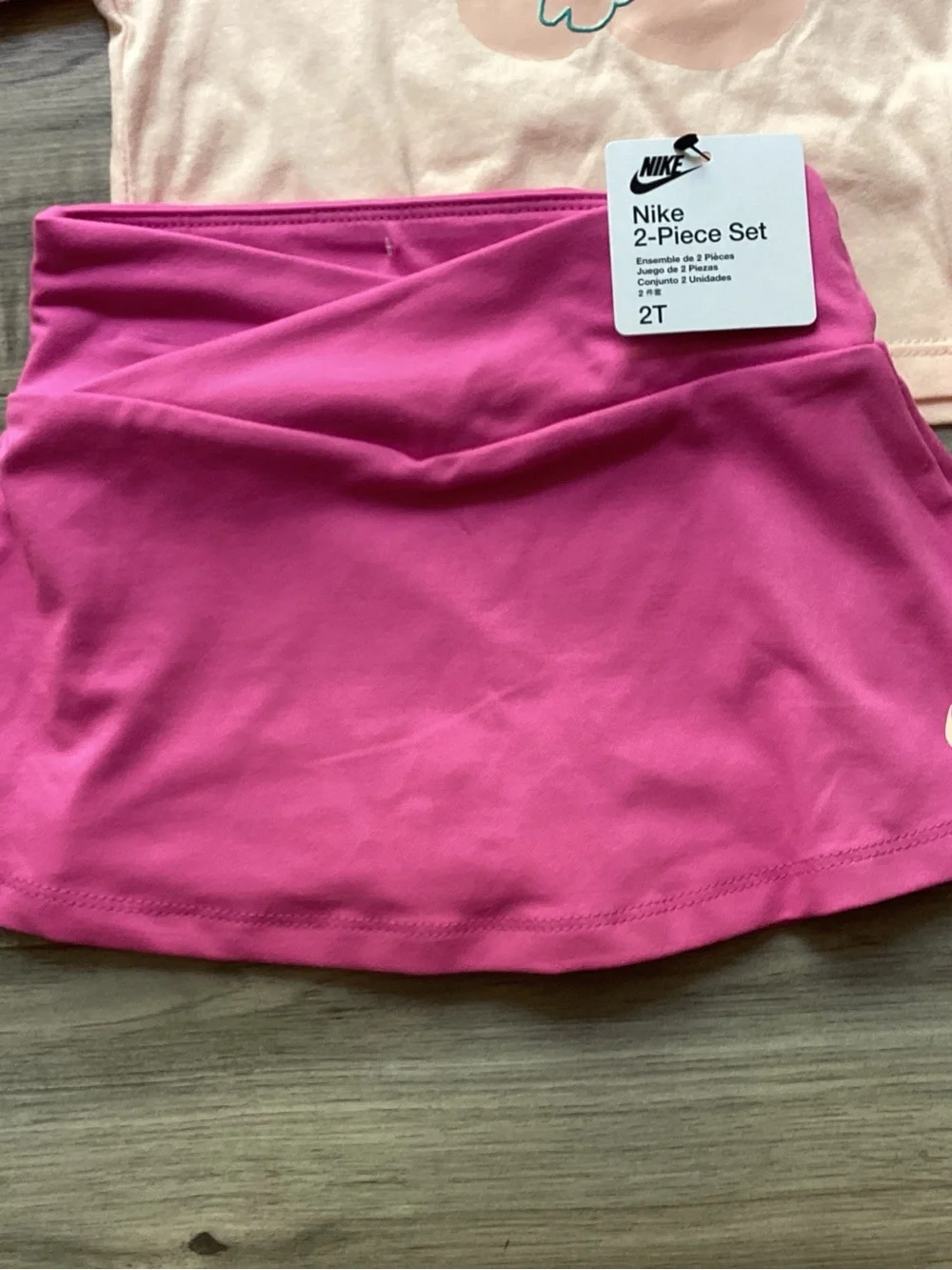 Nike Girls Tee & Skort set size 2T(NWT) ~PRICE IS FIRM, NO OFFERS~